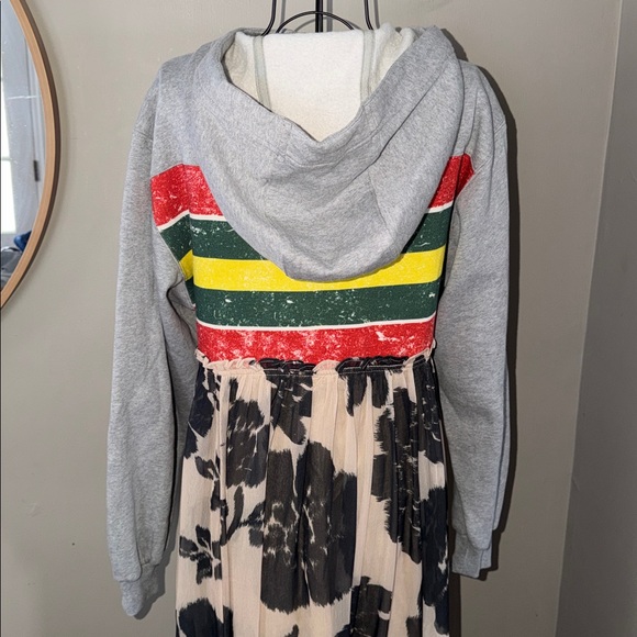 Free People Bali Delilah Maxi Dress Cream Combo Size S - Picture 8 of 10